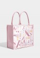 LINE LETRA TOTE BAG MAXI IN BERRY